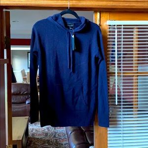 J crew cashmere hooded sweater